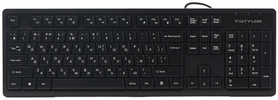 Клавиатура проводная A4Tech FKS12 Membrane USB Black (4711421003155)
