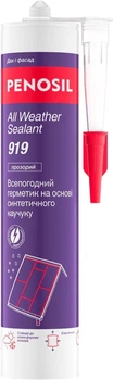 Всепогодный бессиликоновый герметик на основе синтетического каучука Penosil All Weather Sealant 919 310 мл Прозрачный (H4608)