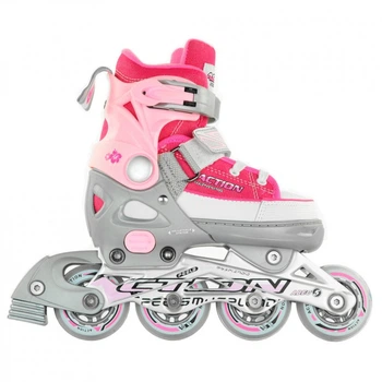 Роликовые коньки Action Anny Рожеві 29-32 (PW-126B-13-2PINK/29-32) (273288)