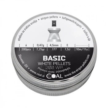 Пульки Coal Basic 4,5 мм 0,47 г 200 шт/уп (200WPB45) (279883)