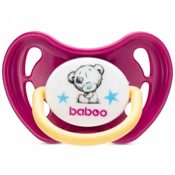 Пустышка Baboo Me To You 0+ мес. фиолетовая (90413) (272616)