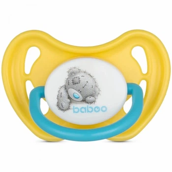 Пустышка Baboo Me To You 6+ мес. желтая (90410) (272632)
