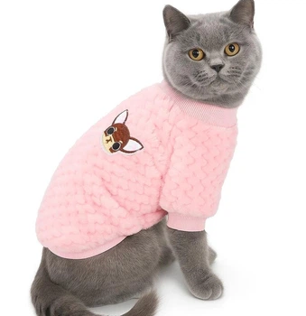 Флисовая кофта для котов (кошек) Bubble XL Розовый