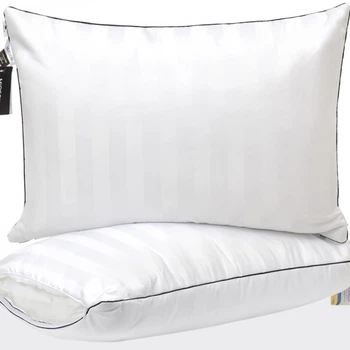 Подушка MirSon 1278 Royal Pearl Hand Made з евкаліптом М'яка 50х70 см (2200001519855) (326478)