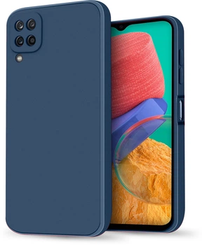 Силиконовый чехол HardCorner Samsung Galaxy M33 5G M336 (с микрофиброй) Blue (34822-28)