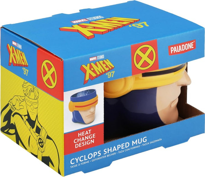 Чашка Paladone Marvel X-Men Cyclops термоактивна 550 мл (5056577758542)
