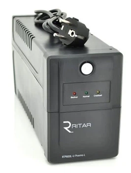 Источник бесперебойного питания Ritar 600 ВА / 360 Вт / 7 А*ч (RTP600L)