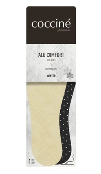 Устілки Coccine Alu Comfort зимові термо тришарові з вовни та фольги. Розмір 38