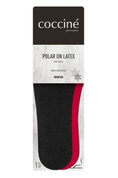 Зимние стельки Coccine Polar on Latex — вырезные, трёхслойные флисовые с латексом, тёплые. Размер 34–41