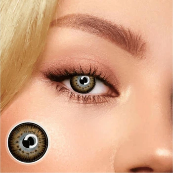 Карие контактные линзы ELITE Lens Кукольные Карие 2 шт