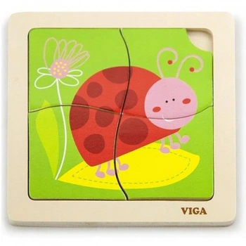 Пазл Viga Toys Божья коровка (50140) (265861)