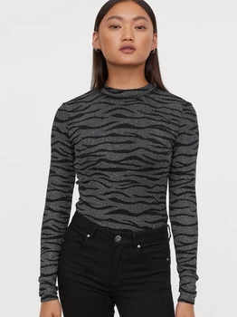 Боди H&M S Черно-белый 0792490_19