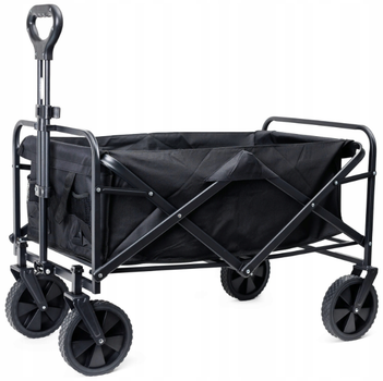 Туристичний візок Platinet PCW1057 складний пляжний 110 л Чорний (5907595461467)