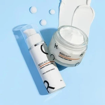 Набор ROBEAUTY Vitamin C для сияния и выравнивания тона кожи: Сыворотка 30 мл + Крем 50 мл