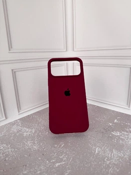 Чехол Premium Silicone Case Full для iPhone 17 Pro Marsala