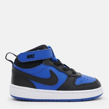 Дитячі високі кеди для хлопчика Nike Court Borough Mid 2 (Tdv) CD7784-404 25 Game Royal/Black-White (197594240261)