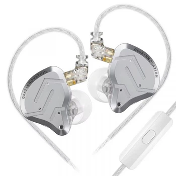Наушники kz zsn Pro 2 Mic Gray