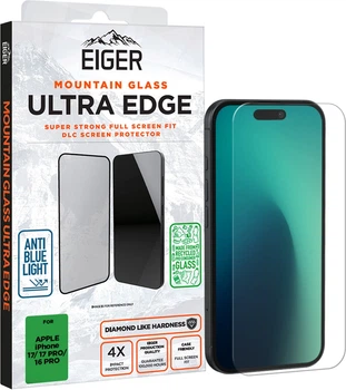 Szkło hybrydowe EIGER Mountain Glass Ultra Edge Screen Protector do Apple iPhone 17/17 Pro/16 Pro (EGMSP00343)