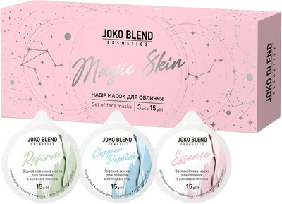 Набор масок для лица Joko Blend Magic Skin 15 г х 3 шт (4823109412187)