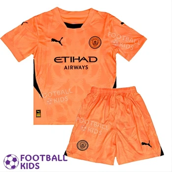 Форма для воротаря дитяча Манчестер Сіті 2024-2025 Goalkeeper Orange 155-165 см (3915-4)