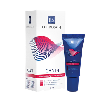 Pomadka do ust Lefrosch Candi na pękające usta 5 ml (5907612710202)