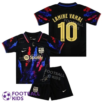 Футбольная форма для детей LAMINE YAMAL 10 Барселона 2025-2026 Special Edition Black 125-135 см (set44381-130182-4)