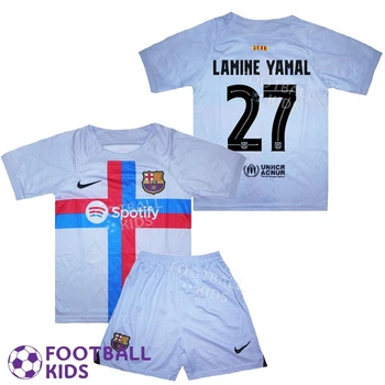 Футбольная форма для детей LAMINE YAMAL 27 Барселона 2022-2023 Third 135-145 см (set3383-123688-4)