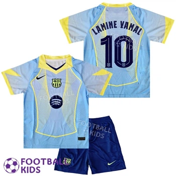 Футбольная форма для детей LAMINE YAMAL 10 Барселона 2025-2026 Special Edition Yellow-Blue 145-155 см (set47031-133895-4)