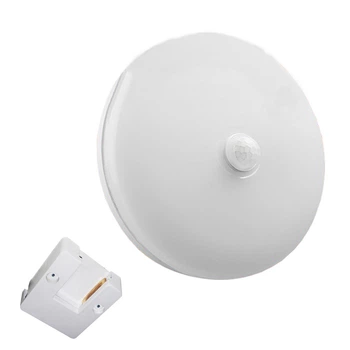 LED светильник с датчиком движения СЕ065S 18W 1620Лм 4000K Ø150*50MM IP44 Led City