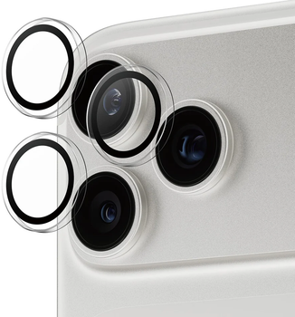 Szkło hartowane Panzer Glass Hoops Lens Protector do Apple iPhone 17 Pro/17 Pro Max/16 Pro/16 Max Transparent  (PG38406)