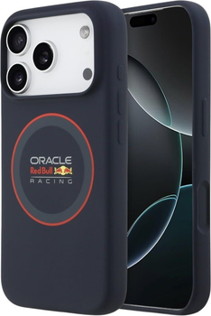 Панель Red Bull Silicone Red Ring MagSafe для Apple iPhone 17 Pro Navy Blue (3666339527327)