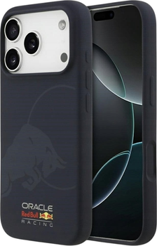 Панель Red Bull Silicone Single Bull Logo MagSafe для Apple iPhone 17 Pro Navy Blue (3666339527648)