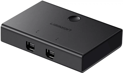 Сплиттер Ugreen KVM switch 1x USB 2.0 - 2x USB Type B splitter for two computers Black (30345_1)