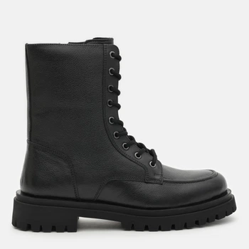 Женские демисезонные ботинки кожаные высокие Cafe Moda 2YY0210204 2100 HF 38 Черные (6097042533560)