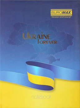 Записная книжка Buromax Ukraine 80 листов A5 в клетку (BM.24582101-14)