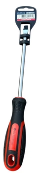 Отвертка шлицевая (двухкомпонентная рукоять) SL1,6 (8.0*150 мм) Cr-V STRONA