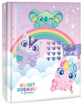 Щоденник з кодовим замком та звуковими ефектами Kids Euroswan Sweet Dreams KL11680 (8435507891981)