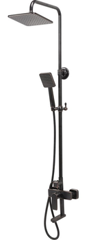 Kolumna prysznicowa Fala Retro 3 Black (5906083042492)