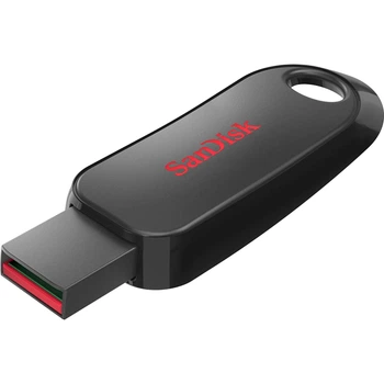 USB флеш-накопитель SanDisk Cruzer Snap 128GB 2.0 USB-A Black (SDCZ62-128G-G35) [66600]