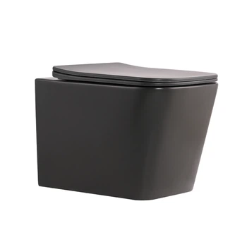Унітаз підвісний Tern Ultra Quiet 490×365×325 мм, Anthracite, з сидінням Slim Duroplast / Soft-close / Quick Release QT17332303ASAN Qtap