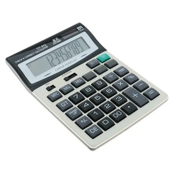 Калькулятор настольный 12-разрядный KK CT 912 для бухгалтерии и офиса точные вычисления и удобство использования
