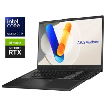 Игровой ноутбук Б-класс Asus Vivobook Pro 15 OLED N6506MU / 15.6" (2560x1440) OLED / Intel Core Ultra 9 185H (16 (22) ядер по 2.3 - 5.1 GHz) / 24 GB DDR5 / 2000 GB SSD NVMe / nVidia GeForce RTX 4060, 8 GB GDDR6, 128-bit / WebCam б/у