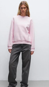 Жіночий світшот H&M 710930-4 М(170/96) світло-рожевий (2000004907730)