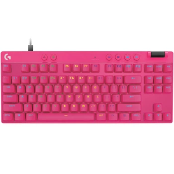 Клавиатура Logitech Pro X TKL Rapid Pink (920-013253) [128021