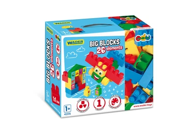 Конструктор KASHTANCHIK "Big Blocks" 26 елементів