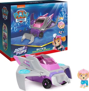 Щенячий Патруль Скай и Спасательная Машина | Paw Patrol Skye Transforming Manta Ray Spin Master 6066403