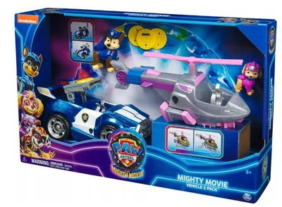 Патрульний пес фільм 2: транспортні засоби 2в1 — Скай і Чейз | Paw Patrol Mighty Movie Skye & Chase Vehicle 2-Pack Spin Master 6068153