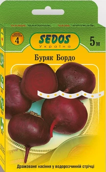 Семена на ленте Свекла Бордо, 5 м, Sedos