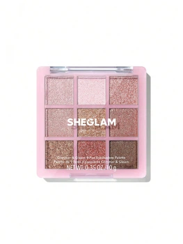 Палетка теней на 9 цветов SHEGLAM Glimmer & Gleam 9-Pan Eyeshadow Palette - Glimmer & Gleams