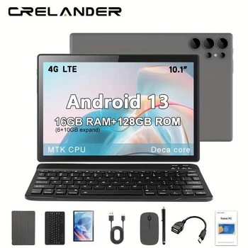 Планшет Crelander T50 LTE 16GB/128GB з клавіатурою з мишкою